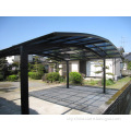 Good Warranty aluminum carports garages with polycarbonate roof